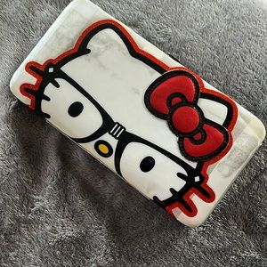 Hello Kitty Wallet Nerd Red Black